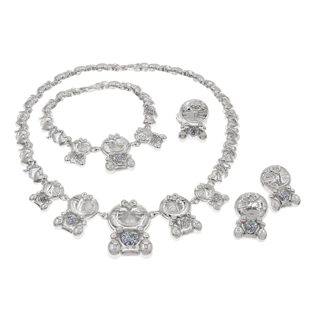 シルバー ジュエリーセット 最新のハグとキス XOXO 愛してるジュエリーセット 人気のギフト 結婚式