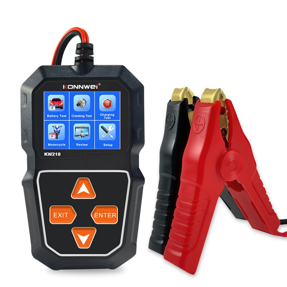 Konnwei Kw218 Motorcycle Car Battery Data Tester Konnwei Manufacturing