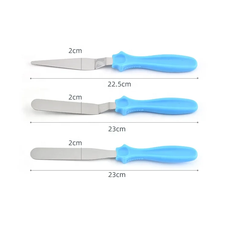 Three-piece Household Baking Tool Stainless Steel Butter Cake Decorating  Spatula - Buy Three-piece Household Baking Tool Stainless Steel Butter Cake  Decorating Spatula Product on