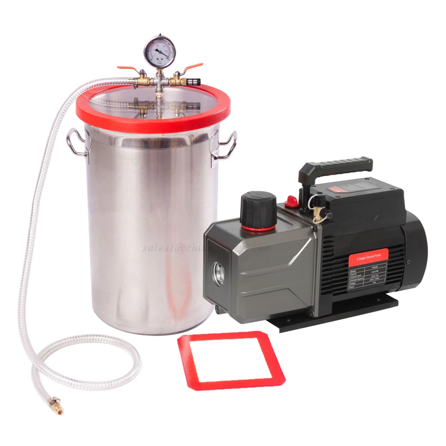 5 Gallon & 7 Gallon Stainless Steel Vacuum Degassing Chambers