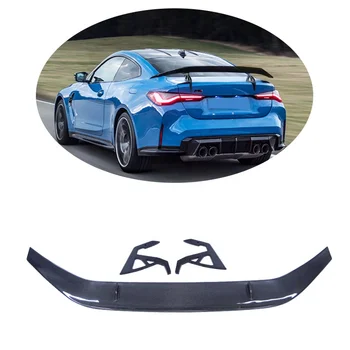 2022 G80 M3 Rear Spoiler Carbon Fiber AD style Rear Trunk Spoiler Wing Decktail For BMW G80 M3 G82 M4