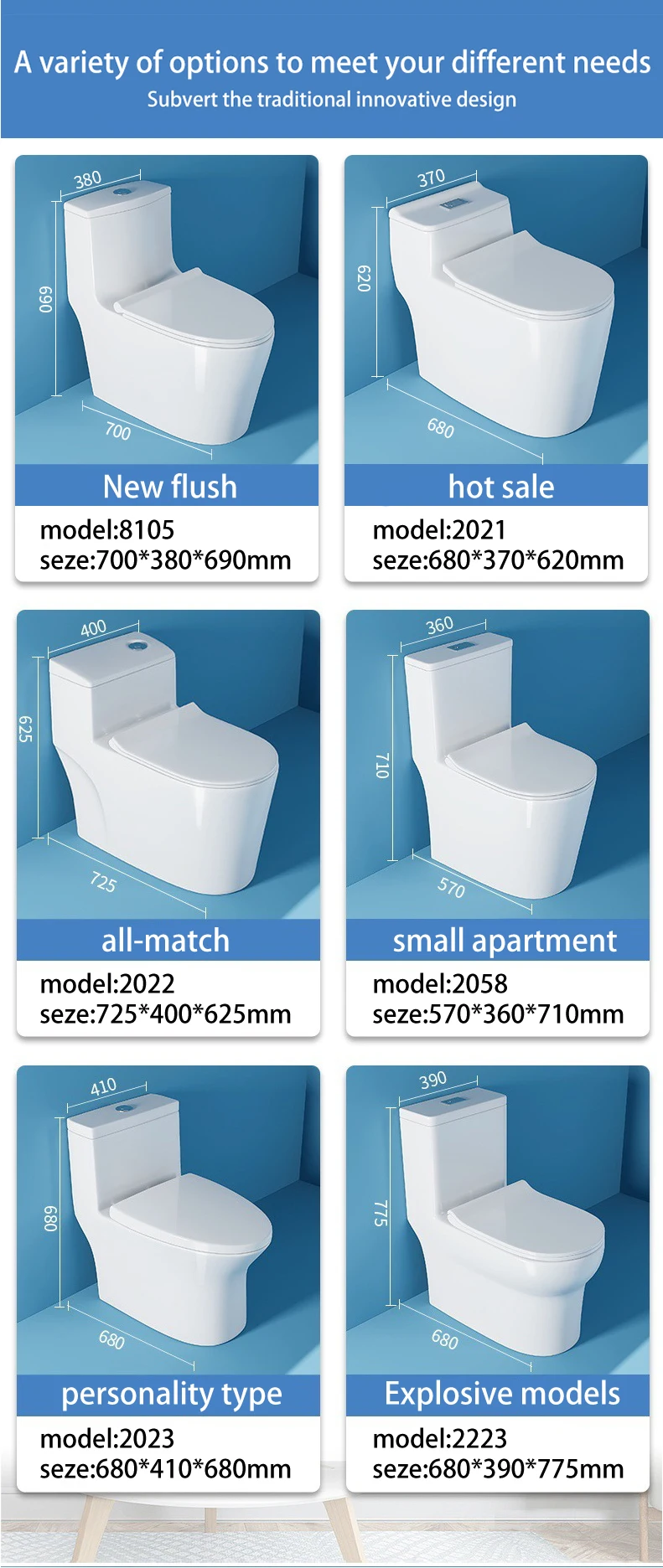 Hot Sale Water Closet Floor Standing Toilet Rimless Wash Down Ceramic  Bathroom Luxury Seating Toilets| Alibaba.com