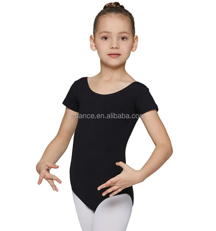 Am000088 Girls Short Sleeves Ballet Leotard Training Dancewear Ballet
