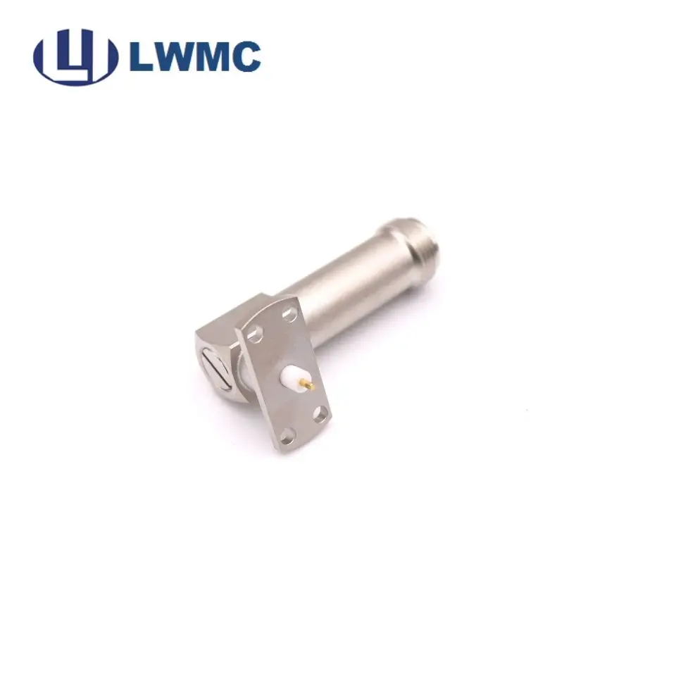 male r a 4 holes flange mounted receptaclerf coaxial  connector-22
