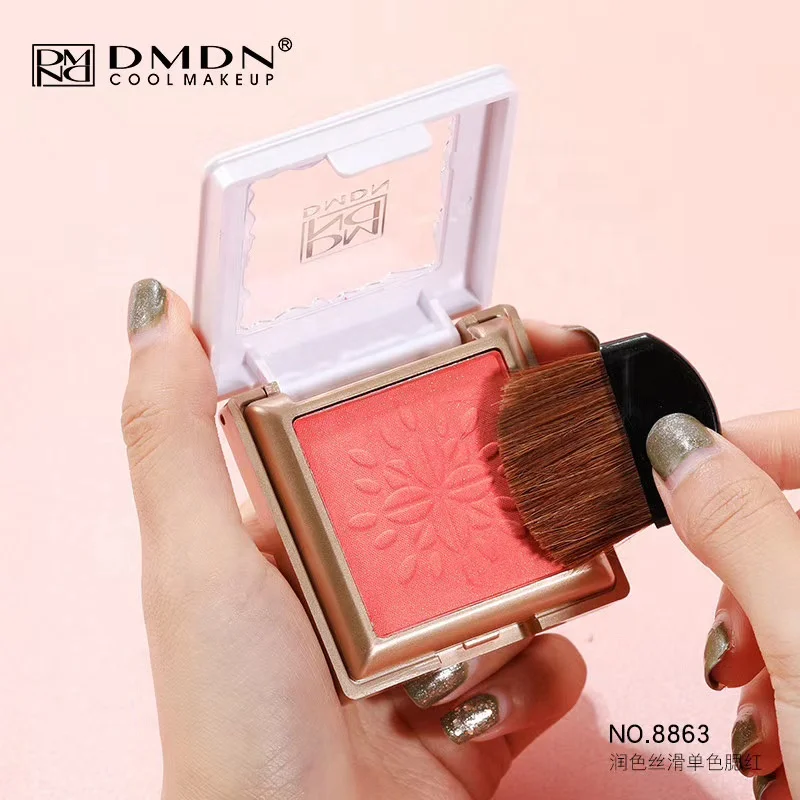 Kaqili Макияж Румяна с высоким пигментом шесть цветов Пудра Мерцающие для