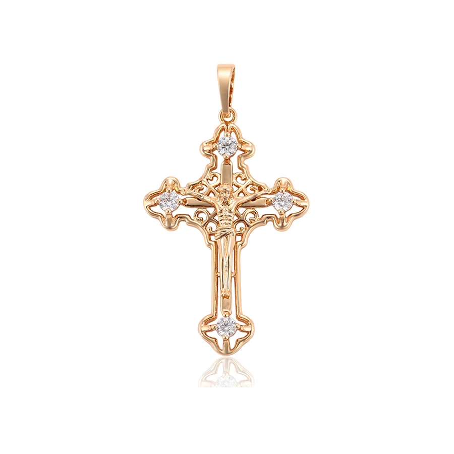 33976 xuping Cross New Design Gold Religious Pendant for Women