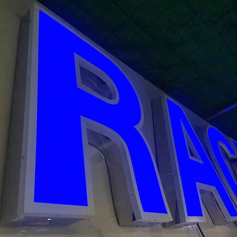 3D Acrylic LED Front Lit Channel Letter Sign - 1 Year Warranty