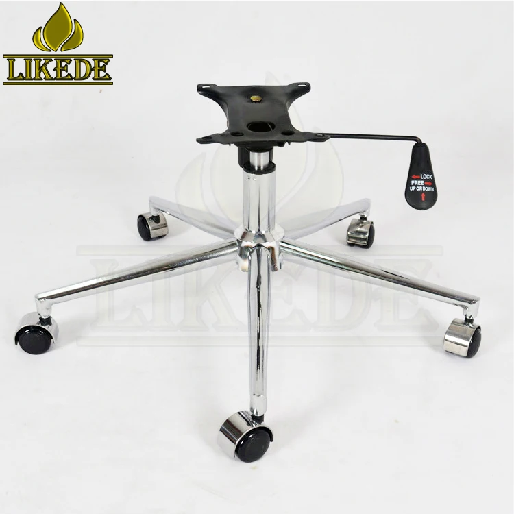 Metal Five-Legged Office Computer Chair Base Chrome Iron Steel Stylish Metal Furniture Legs