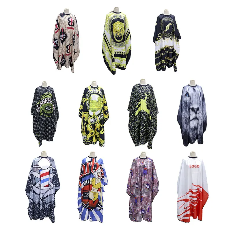 Водонепроницаемый парикмахерский накидка для стрижки волос с логотипом на заказ неопреновые Силиконовые черные накидки шею