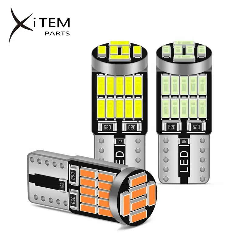 Canbus W5W Led T10 LED Bulbs 4014 26 SMD for Car Interior Signal Lamp 12V Parking Light Clearance Dome Reading Interior