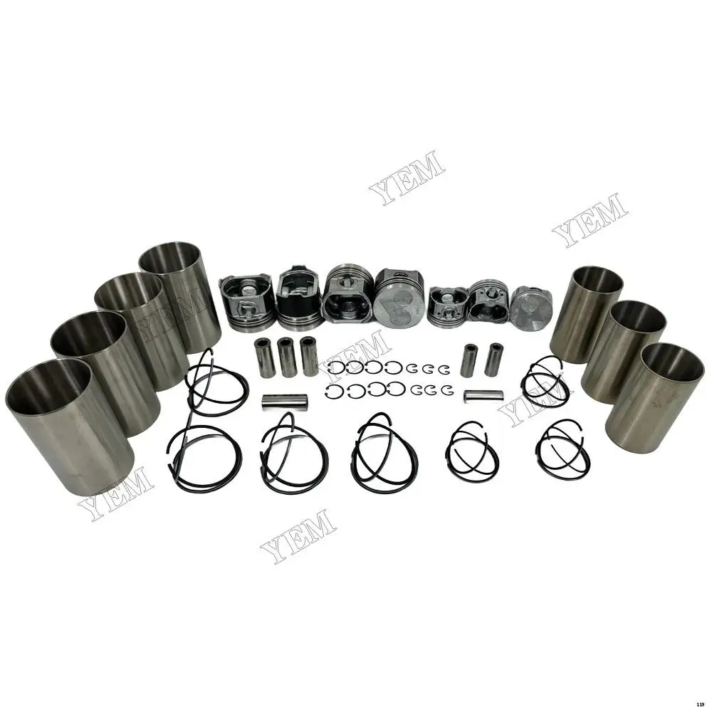 High Quality Z600 Cylinder Liner Kit With Piston Rings Set Cylinder Sleeve Fits for Kubota Engine Parts