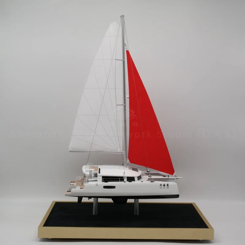 【L】Ručno izrađeni model jedrenjaka Visoka izrada Pomorski poklon Prilagođeno 30 cm KB plastika model jedrenjaka