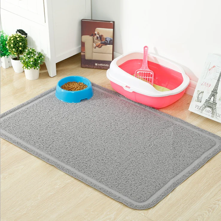 PAWISE Cat Litter Mat Trapping Mat Litter Box Rug Carpet Easy