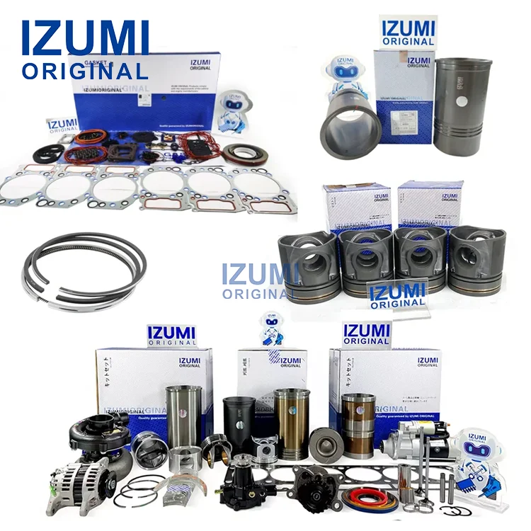 IZUMI ORIGINAL Overhaul Rebuild Kit With Gasket Bearing Valve for Cummins QSK23 Excavator