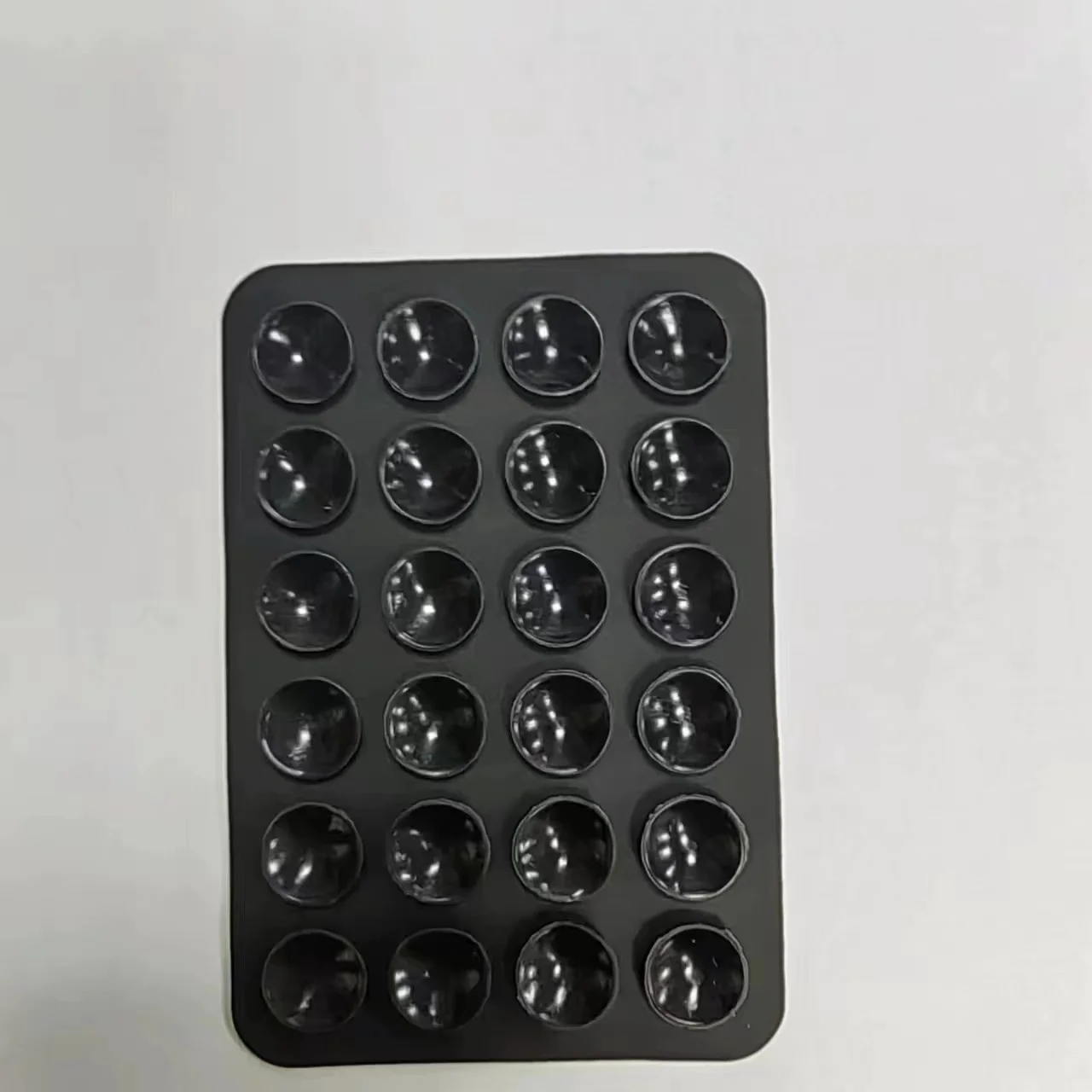 Rectangular mobile phone silicone sucker with glue suction cup for mobile phone