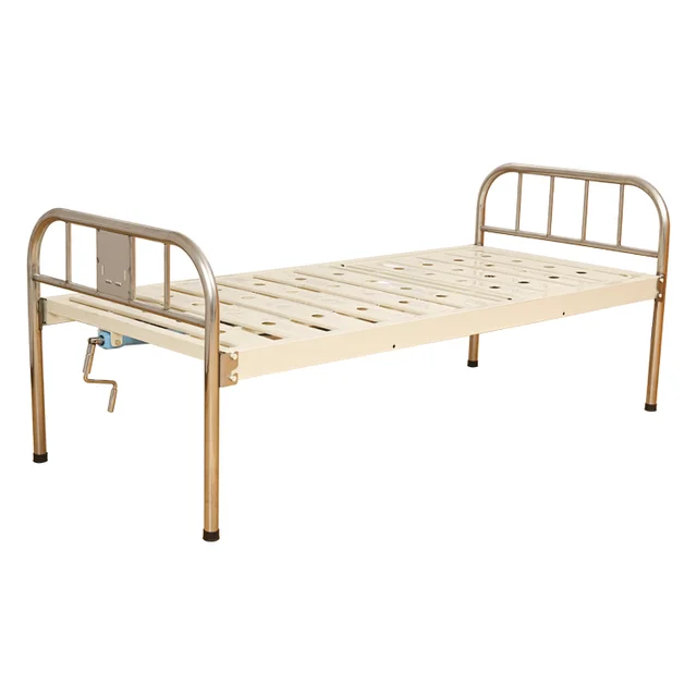 Iron bed head/tail Multi-functional manual hospital  bed