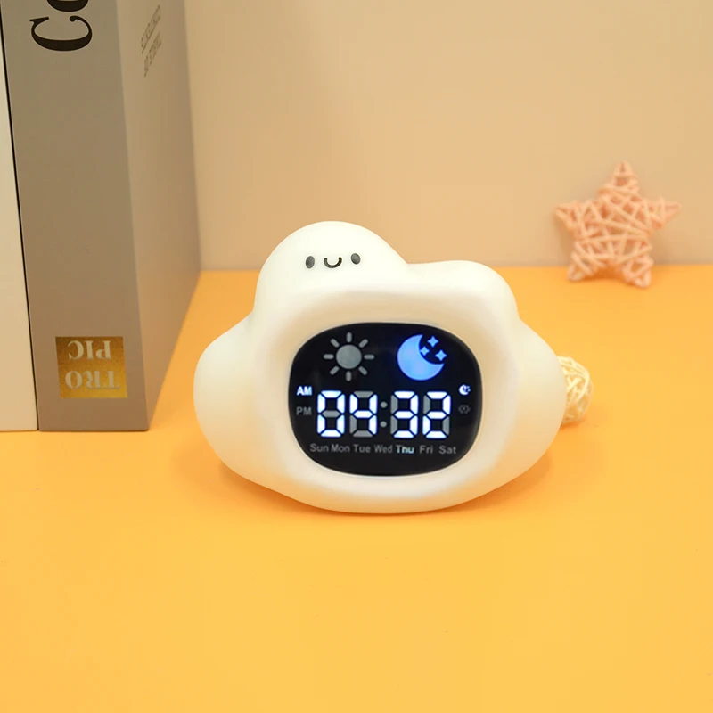 Wholesale Dementia Calendar Led Snooze Alarm Timer For Elderly Screen Mini Digital Desktop Clock