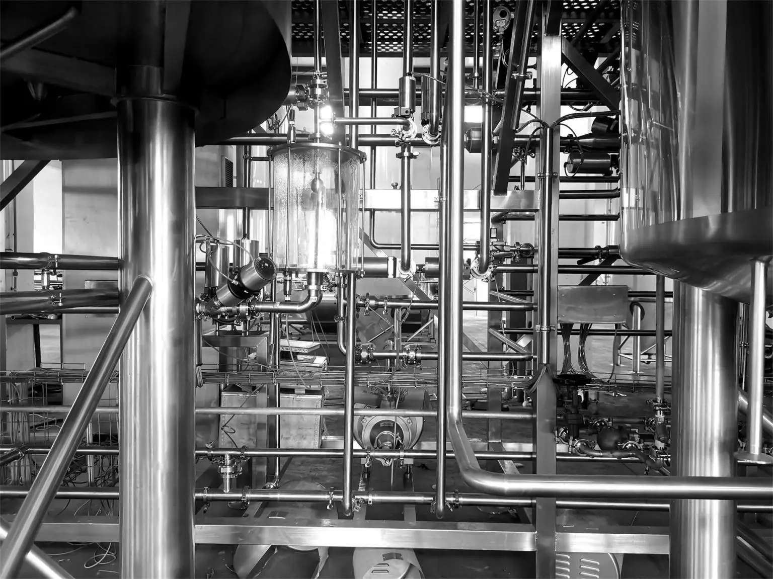 Паровой нагреватель 3500L 35HL 30BBL, три сосуда, пивоваренное оборудование, коммерческие принадлежности