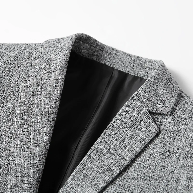 Men's Suit Jacket Casual Spring Blazer For Middle-aged Men_voghion.com