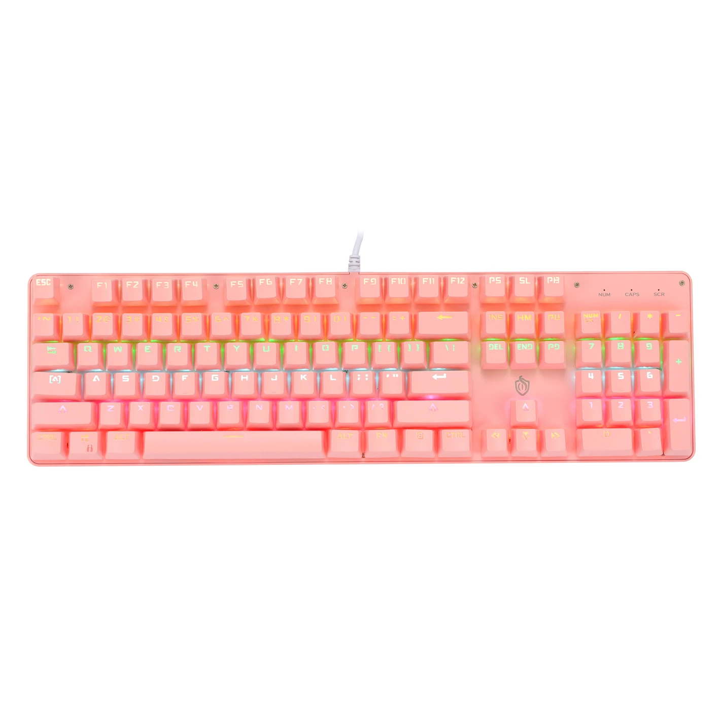 Factory price wholesale OEM/ODM 104 key full size LED backlight wired mechanical keyboard