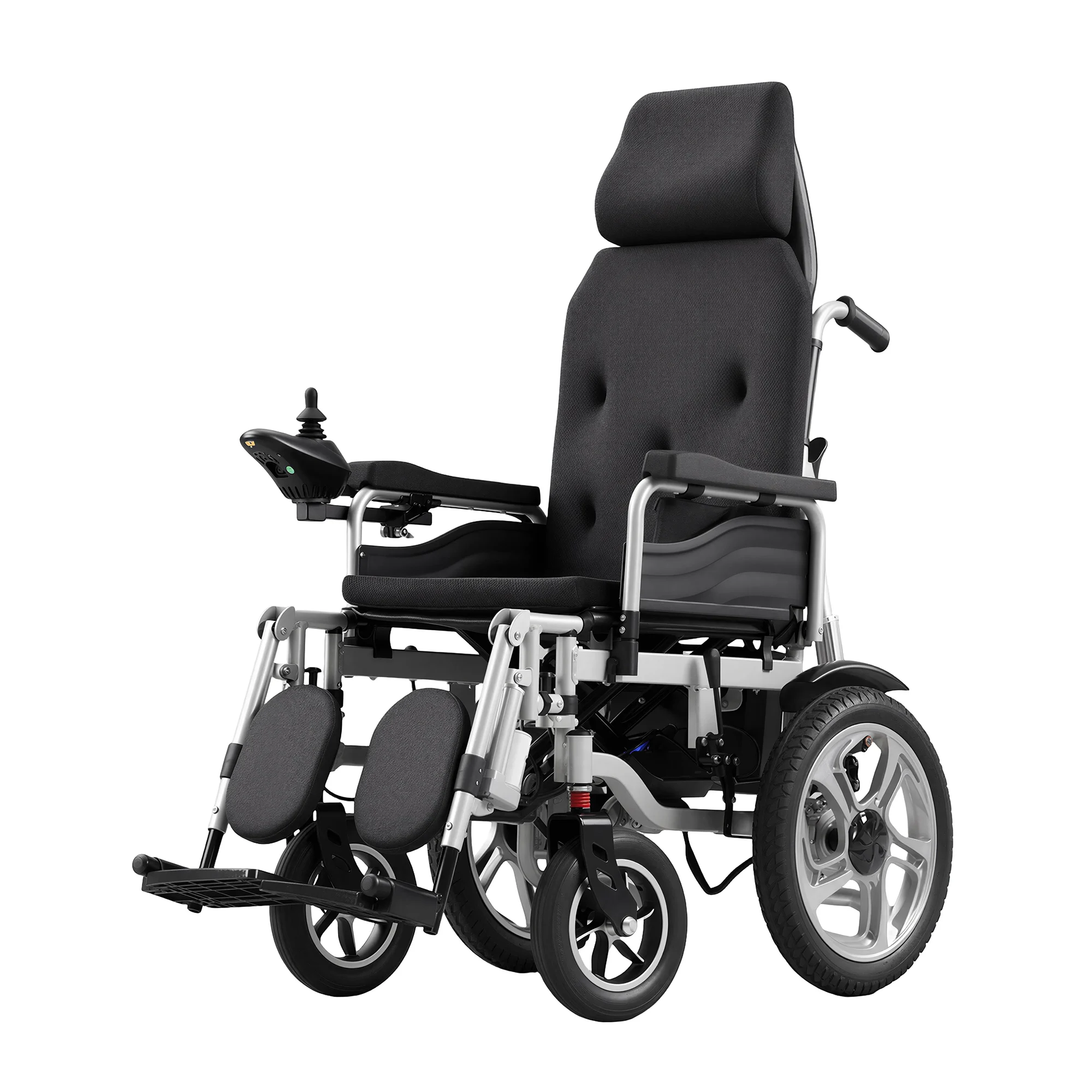 JJW-500114 Auto-Reclining Carbon Steel Electric Wheelchair