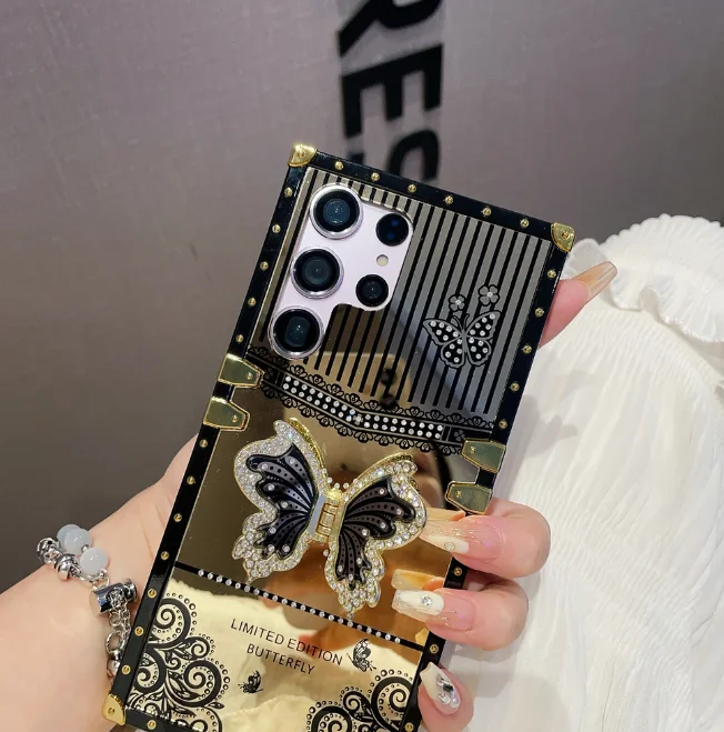 Luxury Shockproof Diamond Phone Case for Samsung S24/S23