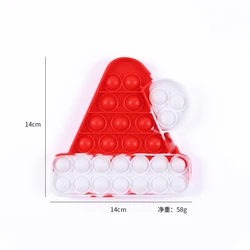 Пазлы многоразовые пищевые рождественские детские игрушки Рождественские шапки рождественские колокольчики для мальчиков и девочек c