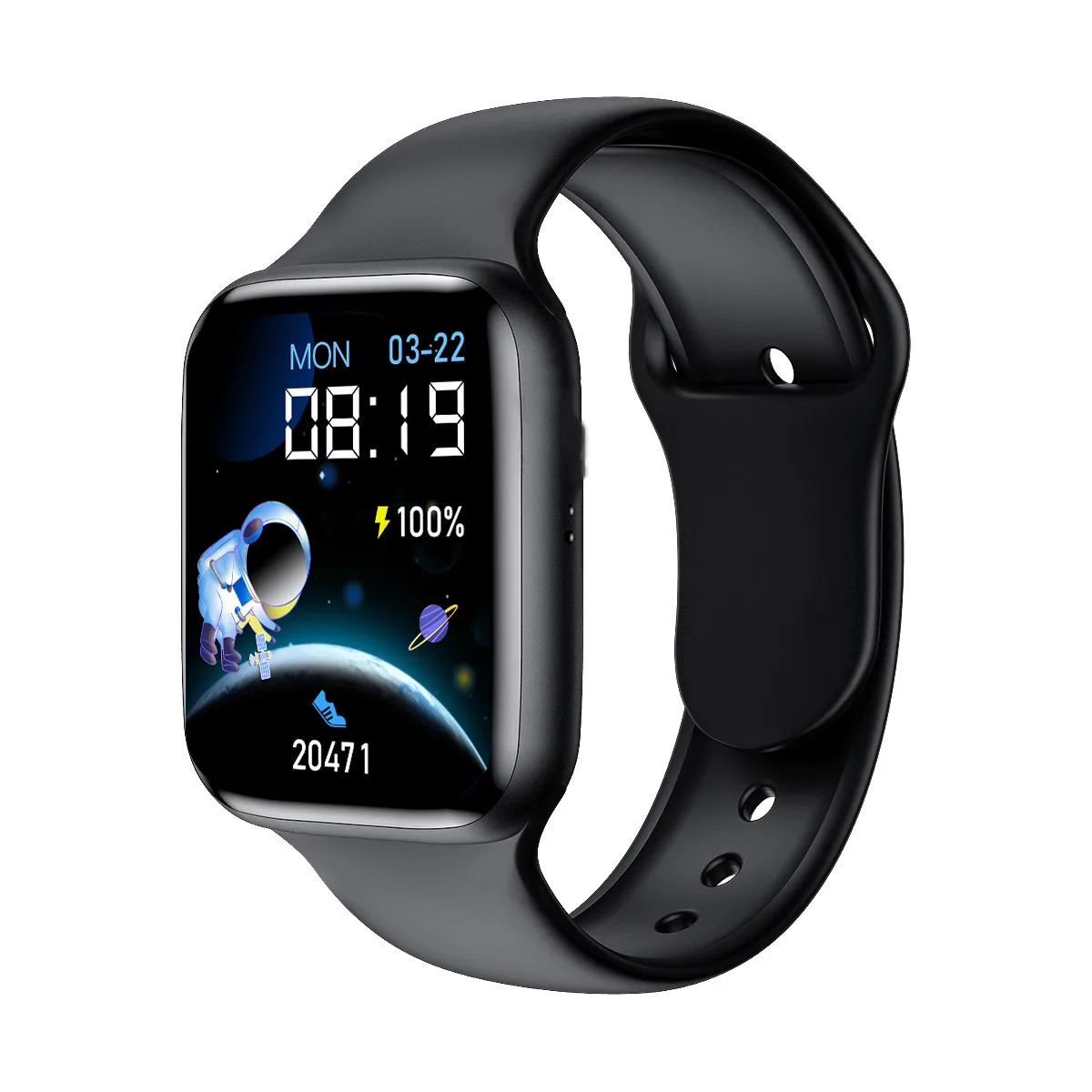 Buy Apple Watch Series 5 (GPS + Cellular, 40mm) Black Sport Band Online At  Best Price @ Tata CLiQ