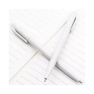 Wholesale Cheap Sublimation White Plastic Ball Point Pen With Printing Custom Logo for Office School