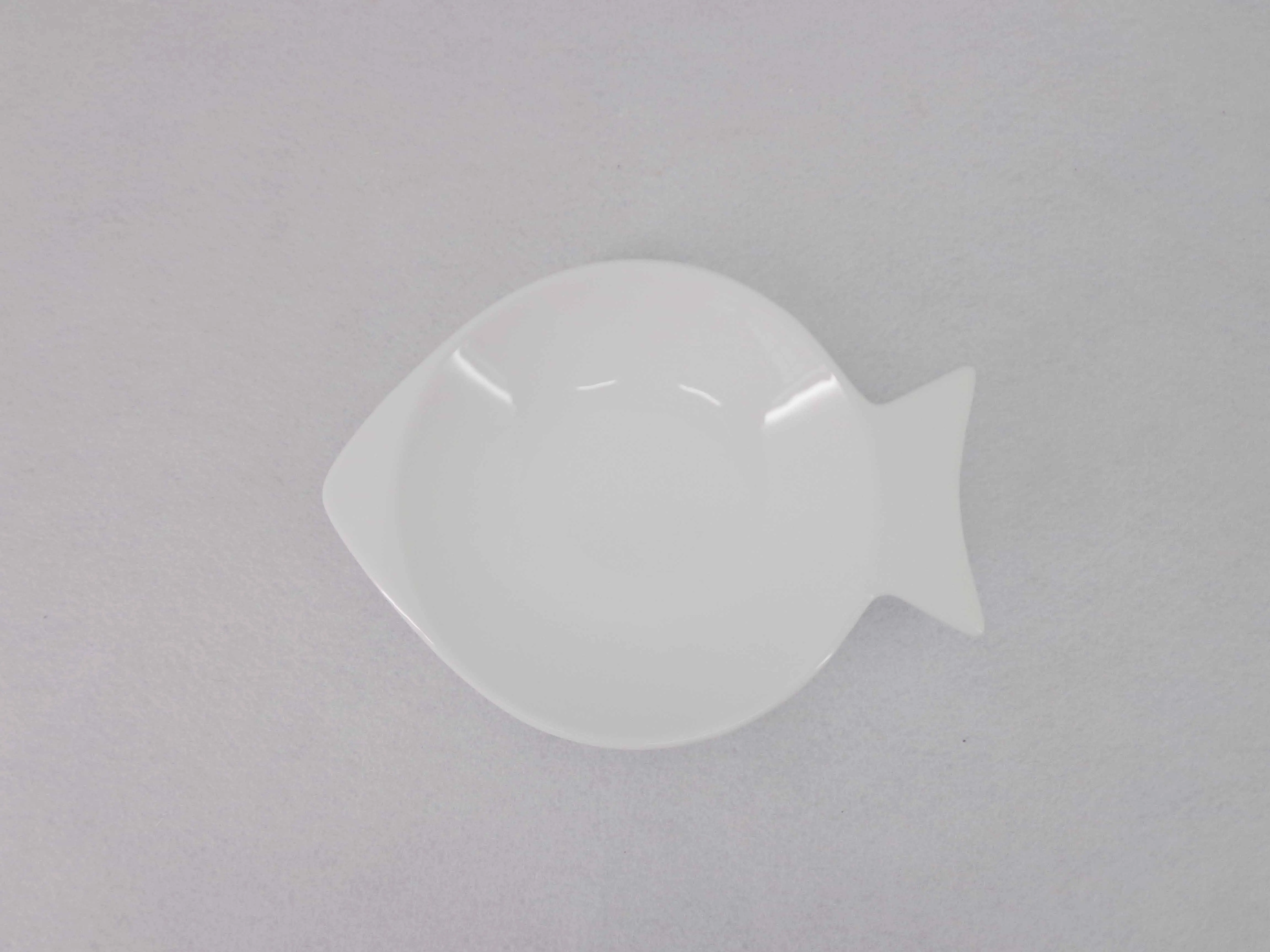 Blue Tableware Porcelain Fish Shape Cute Dishes Nuts Caviar Salad Plates