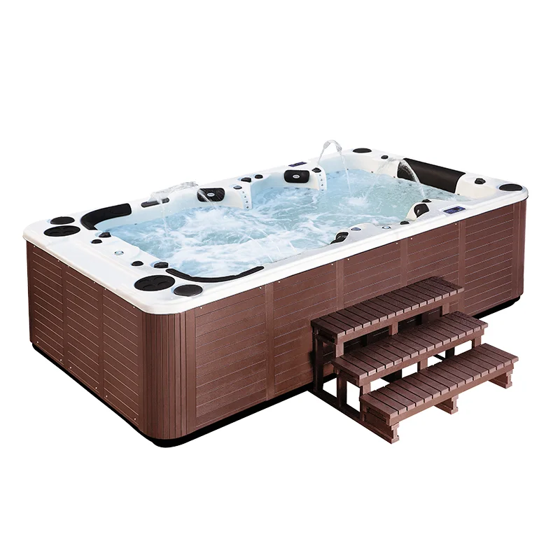 Sunrans 10 Person Large Hottub Hydropool Aqua Sport Swim Spa Pool Outdoor Swimming Pool Balboa Spa Control System