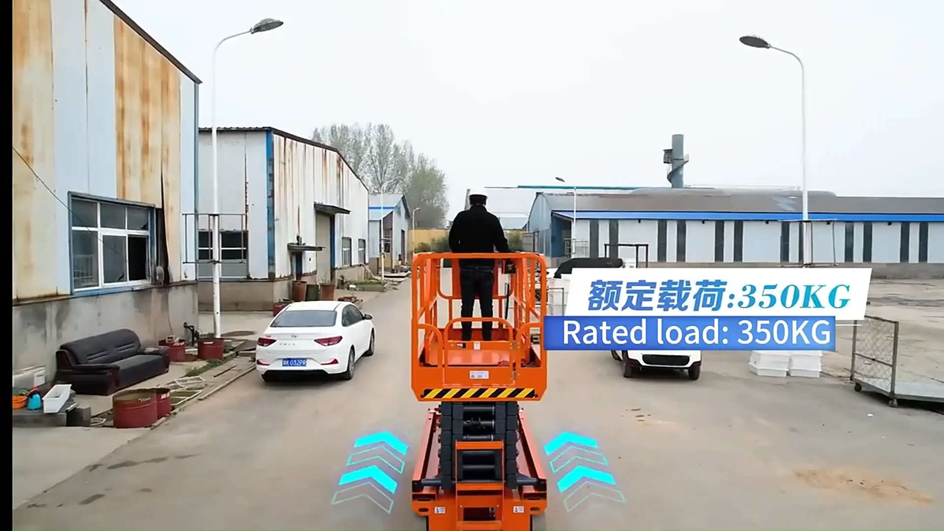 4m 5m 6m 8m Self-propelled Aerial Work Movable Electric Scissor Lift ...