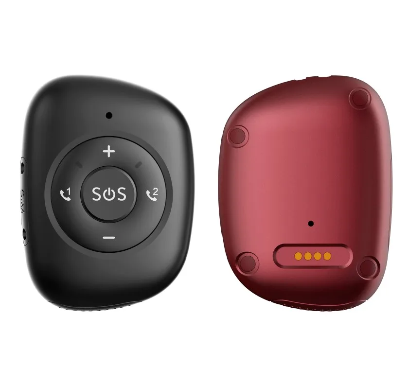 4G GPS SOS Emergency Button GPS Tracker Mini Personal Panic GPS Tracking Device for Kids Children Seniors Elderly People