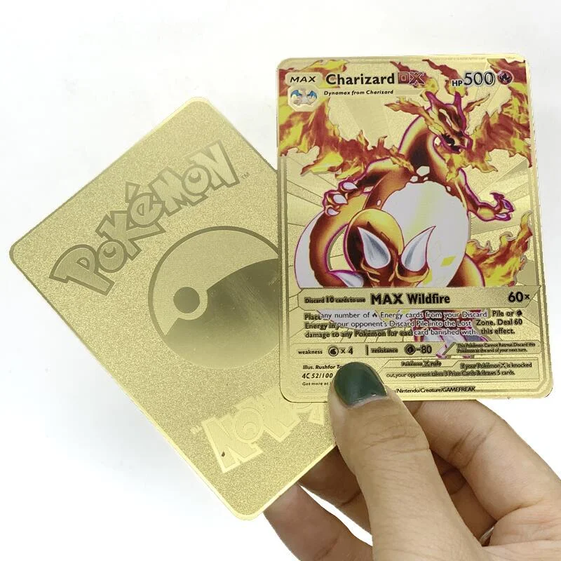 Custom Metal Game Cards - Pikachu Pokemon Card Edition
