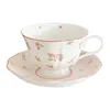 250ml pink mug and saucer