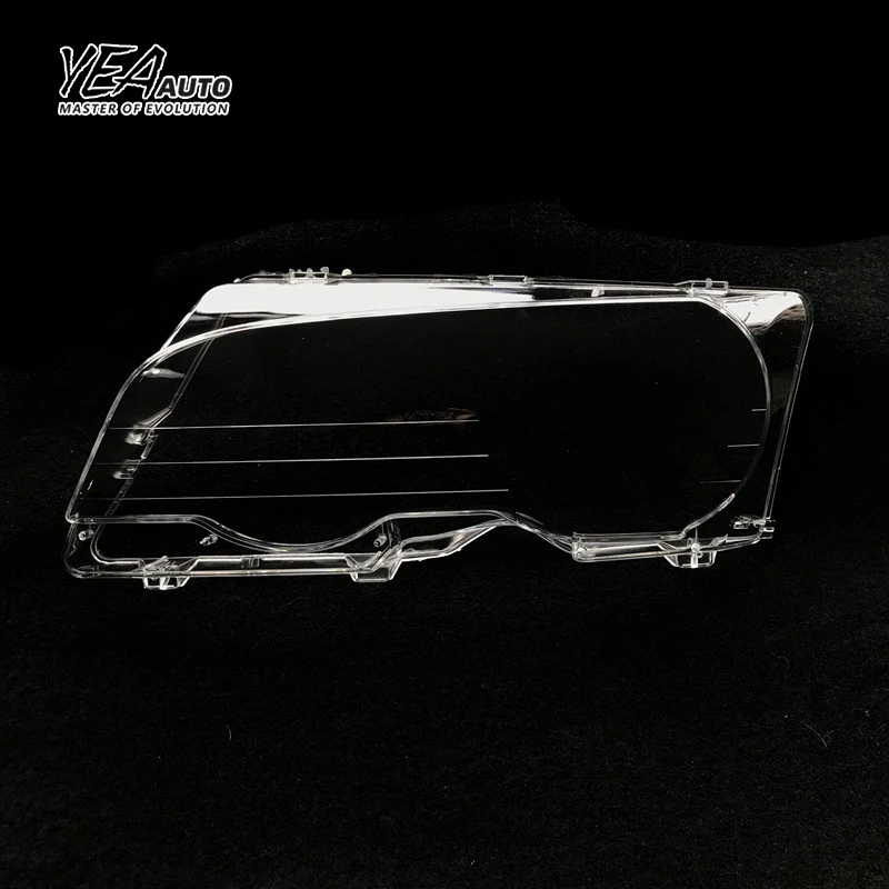 Car headlight cover lens glass PC lampshade for BMW 3 series E46 coupe 318I 320I headlamp glass shade lens cover 1998-2002