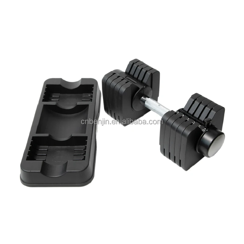 Adjustable Dumbbells Set, 55LB Single Dumbbell Weights, 6 in 1 Free ...