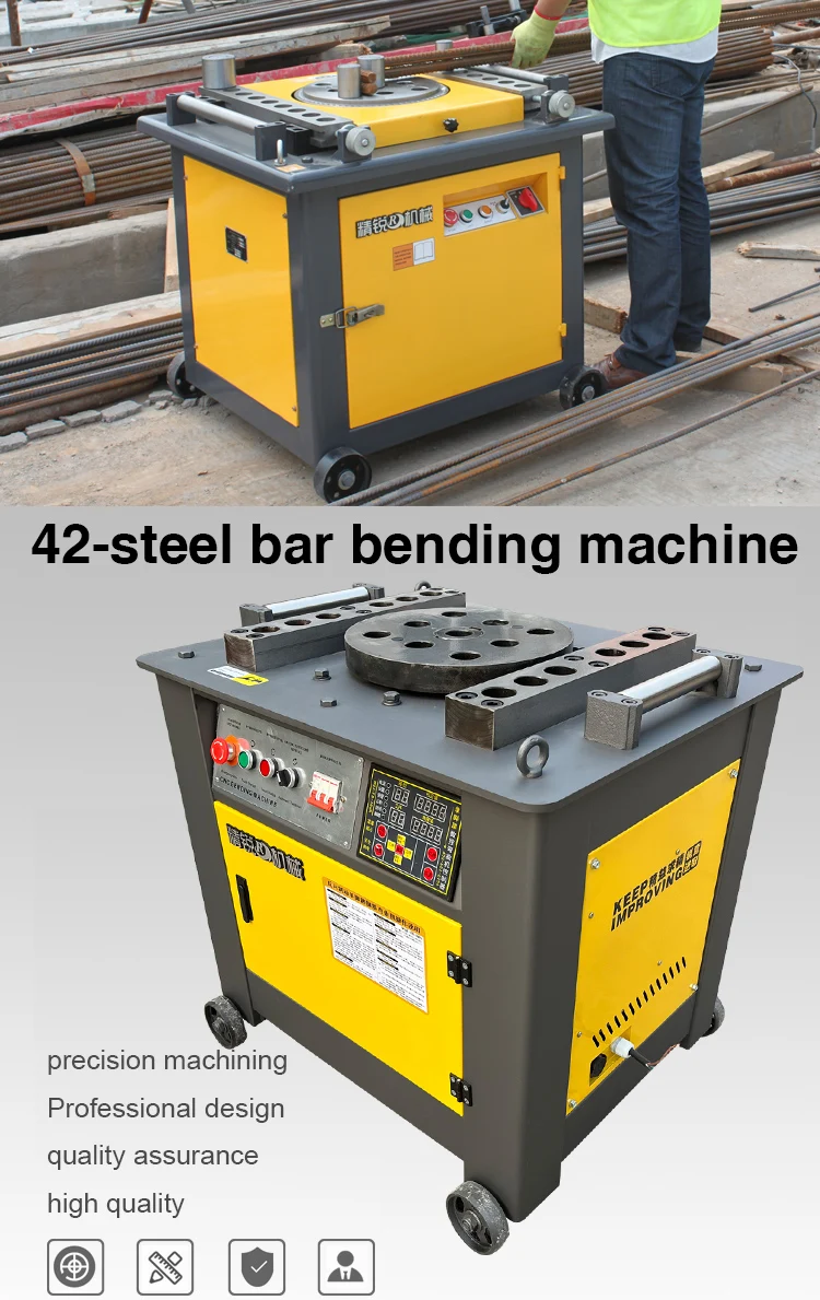Factory Outlet GW42C Steel Bar Bender Construction Automatic Bending ...