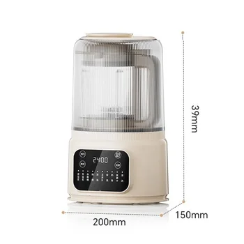 Auto Clean Super Quiet Blender With Sound Shield Almond Nut Oats Soy Vegan Juicer Smoothie Shake Heating Cooking Blender