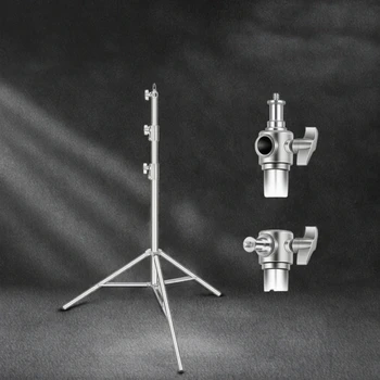Heavy Duty 2M Stainless Steel Tripod Softbox Video Flash Umbrellas Reflector Lighting for Photo Studio detail image