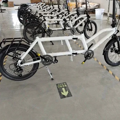 軽量3シート折りたたみ式タンデムバイク観光レジャー大人用折りたたみ 