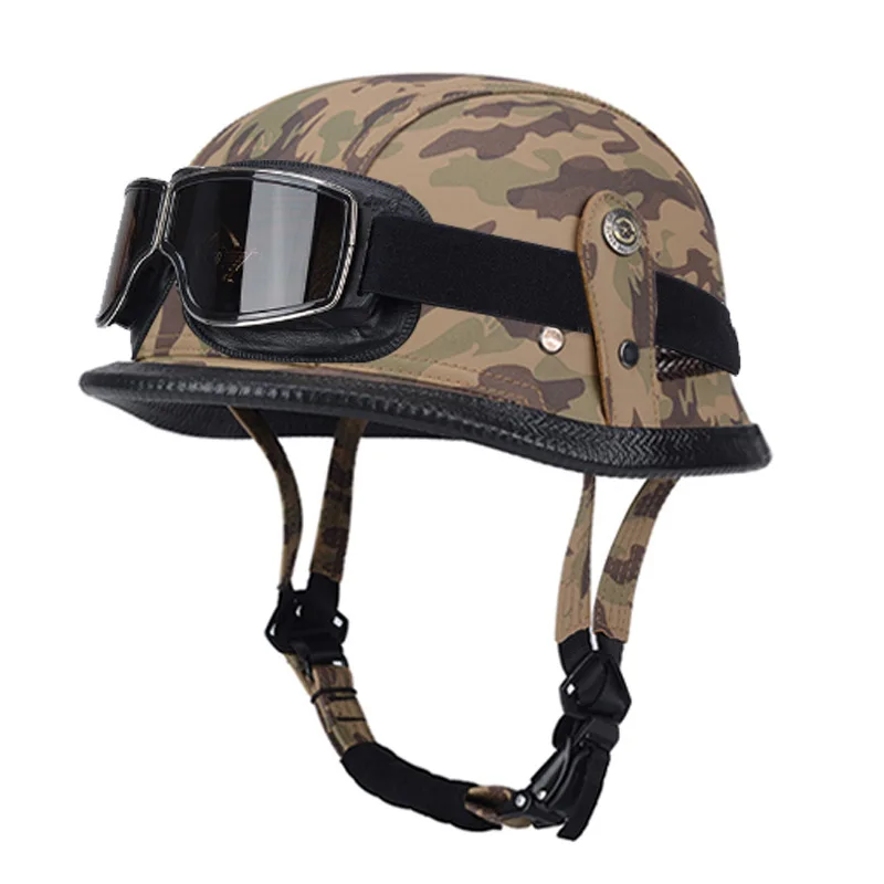 Retro Funky Patterns Open Face Wireless Motorcycle Helmet XL and 3XL Sizes with Funky Walkie Talkie Condition New