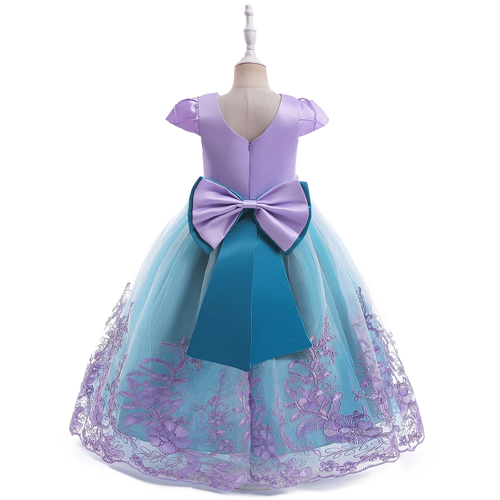 MQATZ Girl Princess Dress Mermaid Girl Ariel Dress the Little Mermaid  Costume Halloween Fancy Costume