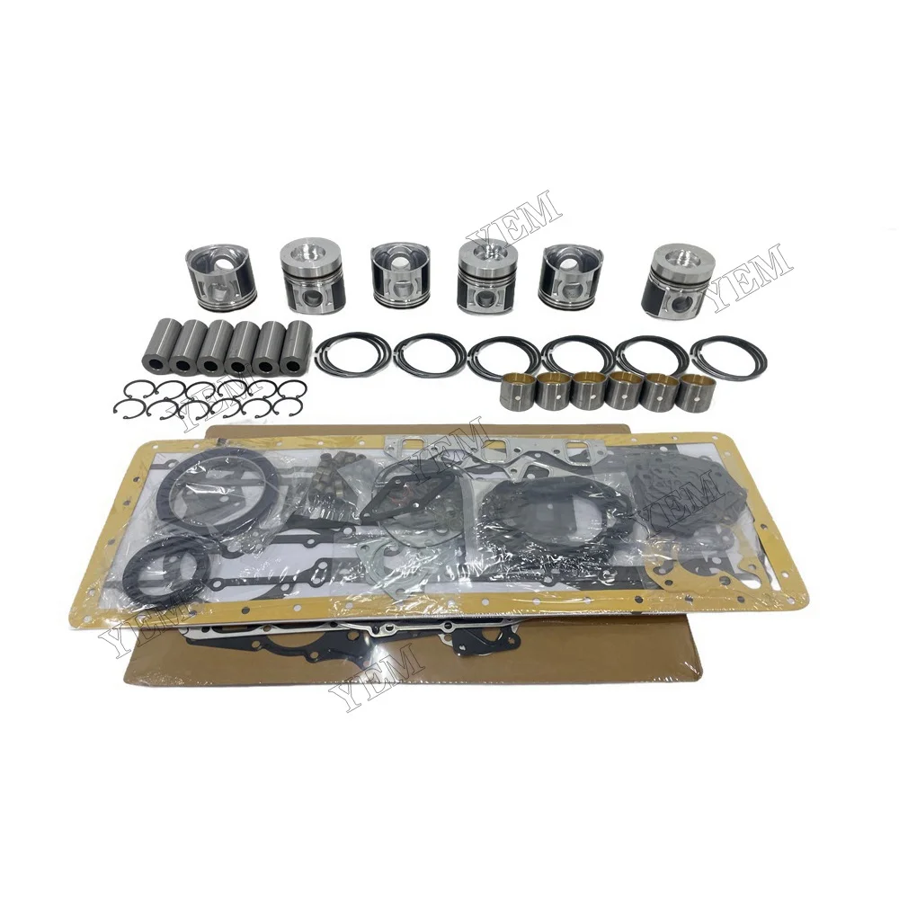 Engine Rebuilding Kit With Cylinder Gaskets Piston Rings Compatible for Caterpillar 3066 Universal Engine Parts 4