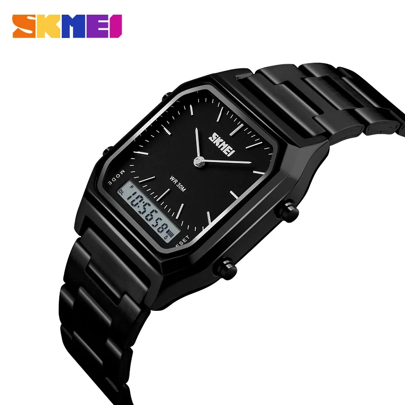 Orologio da polso quadrato per uomini e donne in acciaio inossidabile orologio quadrato da uomo con data analogico al quarzo moda business casual orologio da polso per uomo, A, misura unica, Bracciale