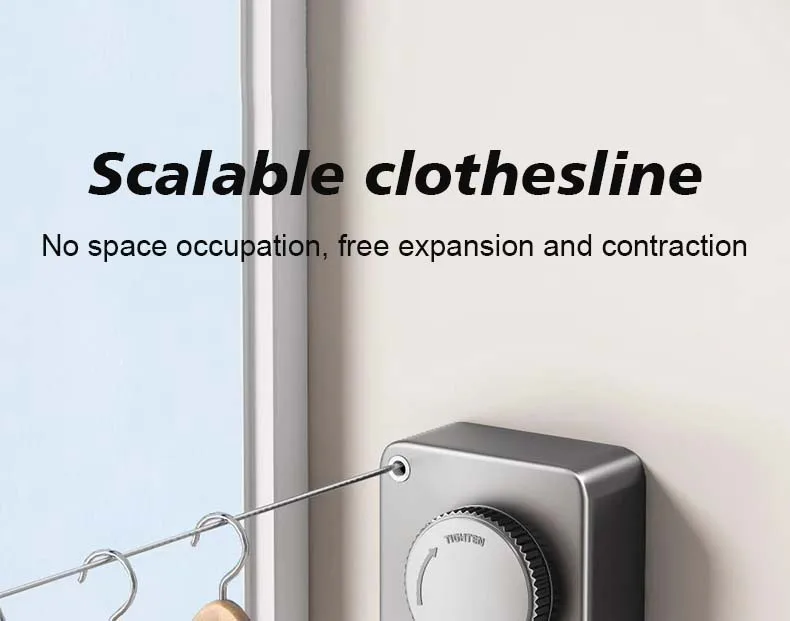 Wall mounted clothesline retractable wall clothesline invisible retractable clothesline