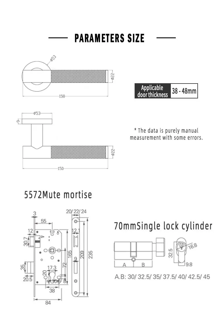 Metal Door Hardware European Retro Vintage Antique Bronze Door Knobs