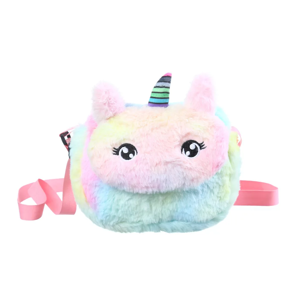 Girls Purse Unicorn Handbag Messenger Bag Fluffy Crossbody Bag Kids Bag  Girl | eBay