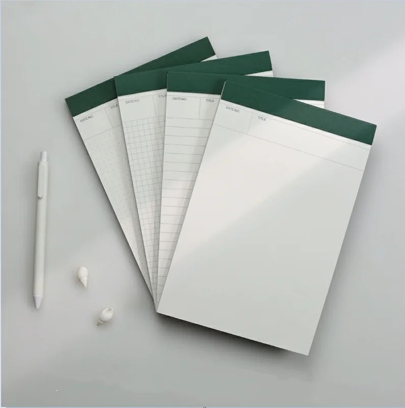Personalized Logo Printed Mini Notepad Paper Sketchbook A4 A5 A6 Small Notepad Notes Lined Dotted Field Notebook