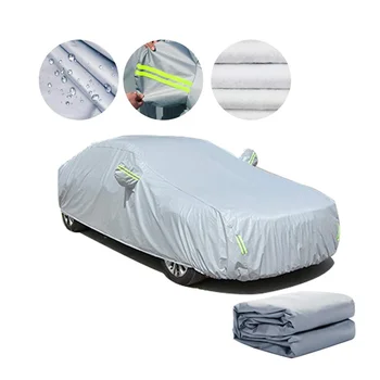 Car accessories universal car cover waterproof windproof sunscreen all weather protection scratch resistant PEVA with cotton